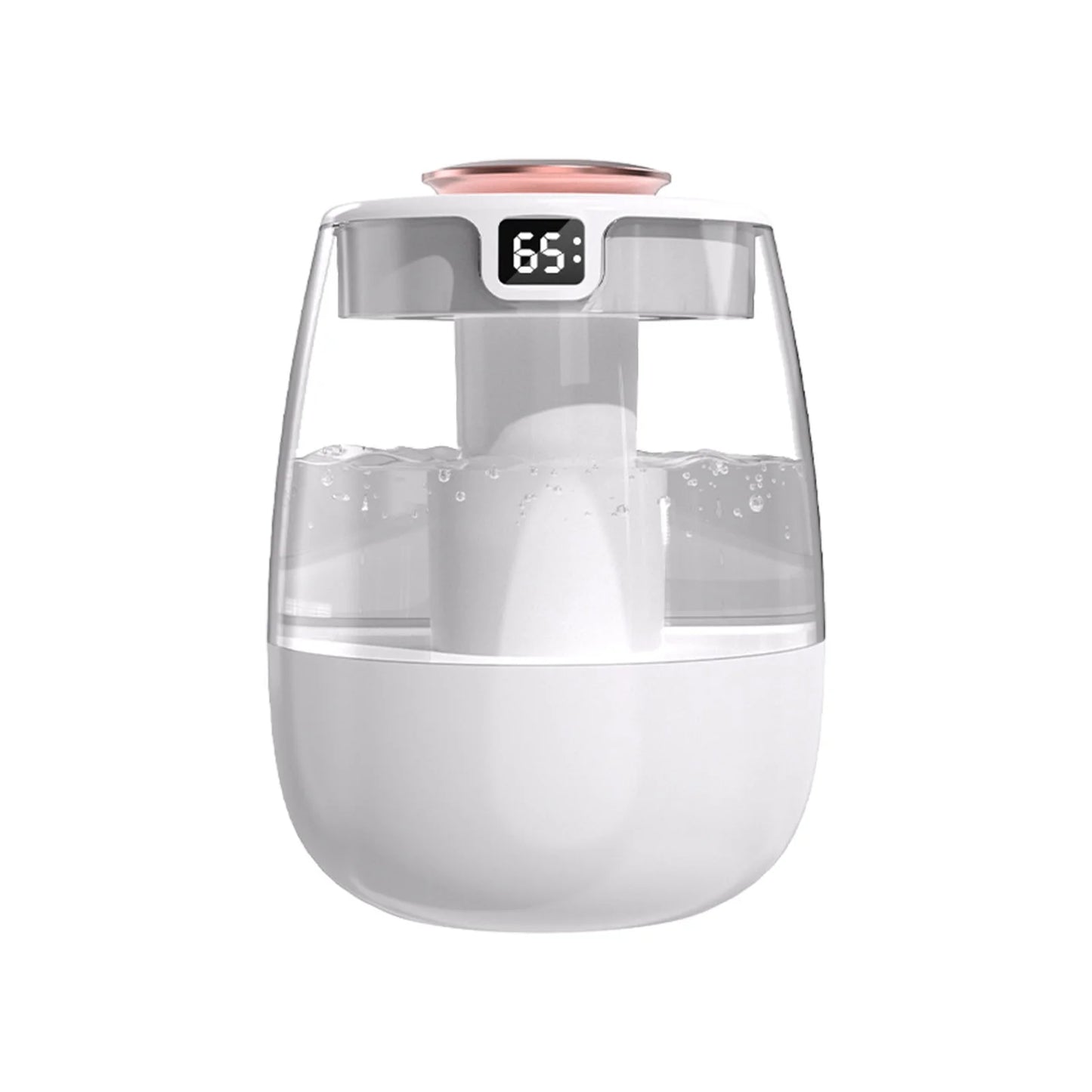 Air Purifier and Humidifier Combo, USB Humidifier with Humidity Display, Quiet Cool Mist Humidifier for Bedroom and Office Plants, Easy to Clean